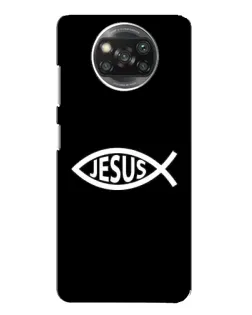 Чехол для Xiaomi POCO X3 с картинкой «Классический Jesus»