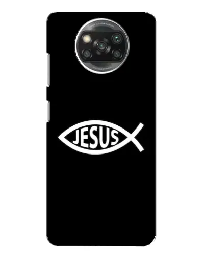 Чехол для Xiaomi POCO X3 с картинкой «Классический Jesus»