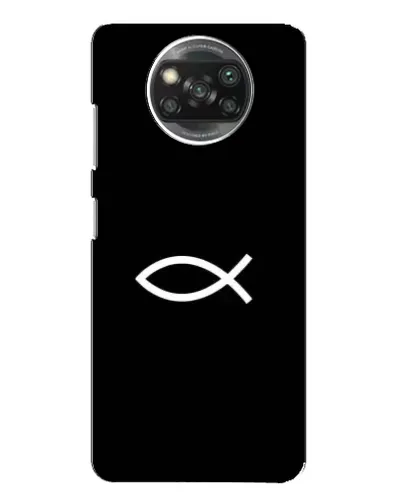 Чехол для Xiaomi POCO X3 с картинкой «Символ рыбы Jesus» Чехол для Xiaomi POCO X3 с картинкой «Символ рыбы Jesus»