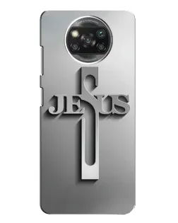 Чехол для Xiaomi POCO X3 с картинкой «Металлический крест Jesus» Чехол для Xiaomi POCO X3 с картинкой «Металлический крест Jesus»