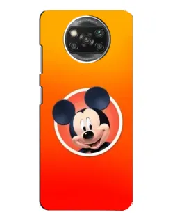 Чехол для Xiaomi POCO X3 с картинкой «Mickey в круге»