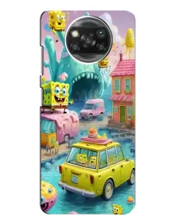 Чехол для Xiaomi POCO X3 с картинкой «Монстр-трак приключения»