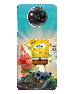 Чехол для Xiaomi POCO X3 с картинкой «Спанч Боб победитель»