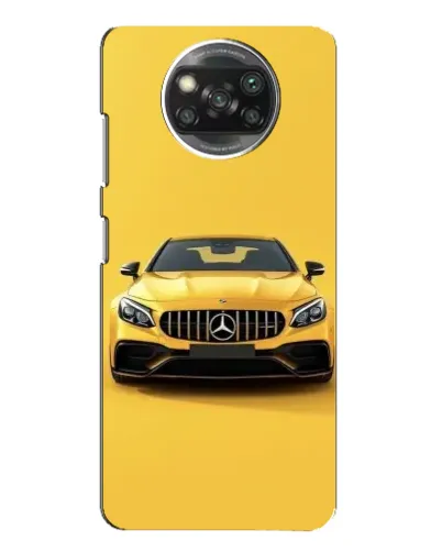 Чехол для Xiaomi POCO X3 с картинкой «Желтый Mercedes GT» Чехол для Xiaomi POCO X3 с картинкой «Желтый Mercedes GT»
