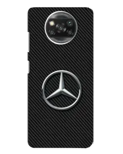Чехол для Xiaomi POCO X3 с картинкой «Карбоновый Mercedes стиль» Чехол для Xiaomi POCO X3 с картинкой «Карбоновый Mercedes стиль»
