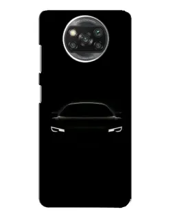 Чохол для Xiaomi POCO X3 з картинкою «Погляд Audi у темряві»