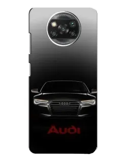 Чохол для Xiaomi POCO X3 з картинкою «Audi — градієнтний контур»