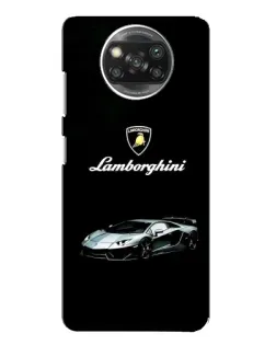 Чохол для Xiaomi POCO X3 з картинкою «Логотип Lamborghini класика»