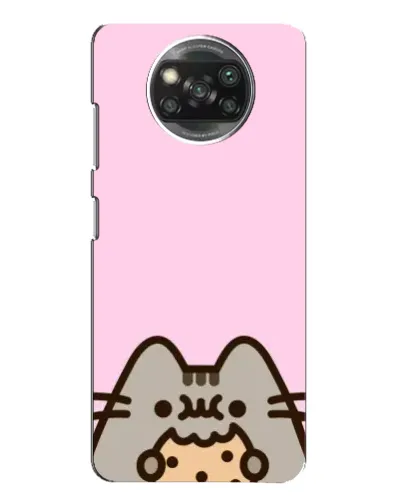 Чехол для Xiaomi POCO X3 с картинкой «Pusheen и печенье» Чехол для Xiaomi POCO X3 с картинкой «Pusheen и печенье»