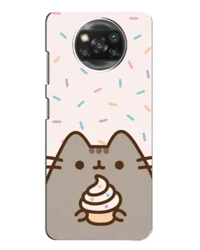 Чехол для Xiaomi POCO X3 с картинкой «Пушин с кексом» Чехол для Xiaomi POCO X3 с картинкой «Пушин с кексом»