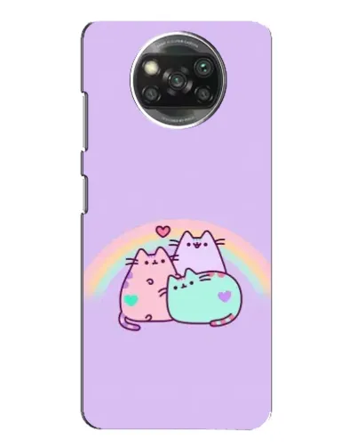 Чехол для Xiaomi POCO X3 с картинкой «Радужные Пушины» Чехол для Xiaomi POCO X3 с картинкой «Радужные Пушины»