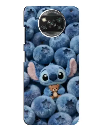 Чехол для Xiaomi POCO X3 с картинкой «Стич и голубика» Чехол для Xiaomi POCO X3 с картинкой «Стич и голубика»