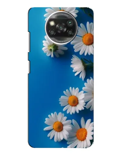 Чехол для Xiaomi POCO X3 с картинкой «Белоснежные маргаритки»