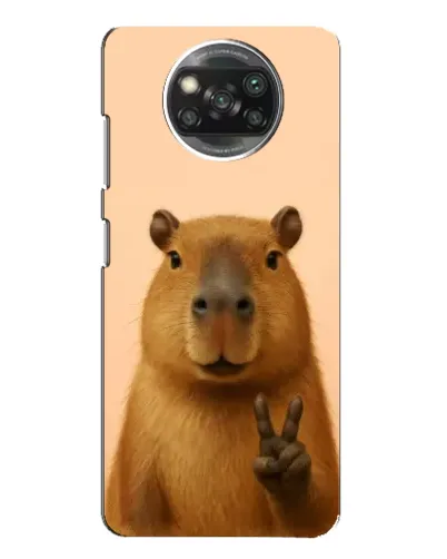 Чехол для Xiaomi POCO X3 с картинкой «Капибара виктория» Чехол для Xiaomi POCO X3 с картинкой «Капибара виктория»