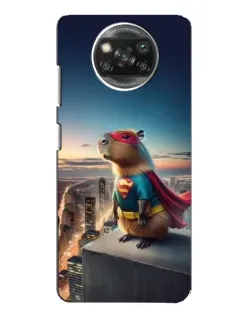 Чохол для Xiaomi POCO X3 з картинкою «Капі-мен супергерой»