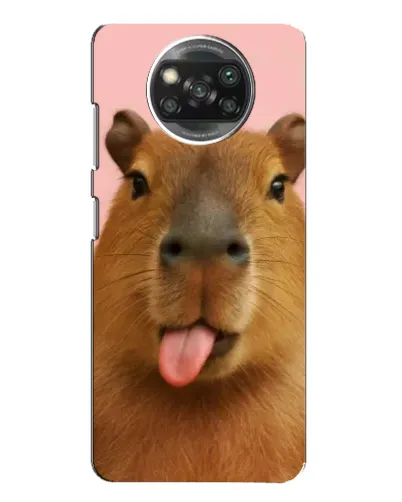 Чехол для Xiaomi POCO X3 с картинкой «Капибара с языком» Чехол для Xiaomi POCO X3 с картинкой «Капибара с языком»