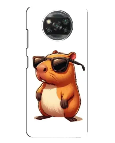 Чехол для Xiaomi POCO X3 с картинкой «Капибара в очках» Чехол для Xiaomi POCO X3 с картинкой «Капибара в очках»