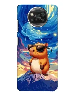 Чохол для Xiaomi POCO X3 з картинкою «Капібара Ван Гога»