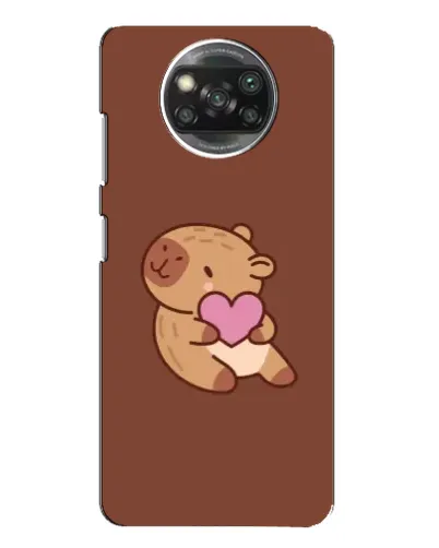 Чехол для Xiaomi POCO X3 с картинкой «Капибара с сердцем» Чехол для Xiaomi POCO X3 с картинкой «Капибара с сердцем»