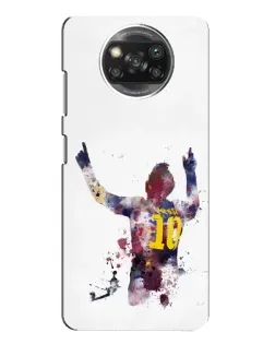 Чехол для Xiaomi POCO X3 с картинкой «Акварельный Месси Барселона» Чехол для Xiaomi POCO X3 с картинкой «Акварельный Месси Барселона»