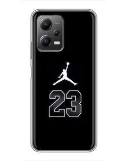 Чехол для Xiaomi POCO X5 (5G) с картинкой «Jordan Flight 23»