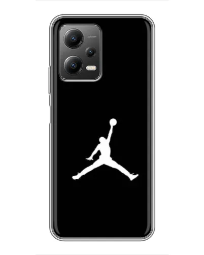 Чехол для Xiaomi POCO X5 (5G) с картинкой «Jordan Silhouette»