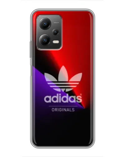 Чехол для Xiaomi POCO X5 (5G) с картинкой «Adidas Red Neon»