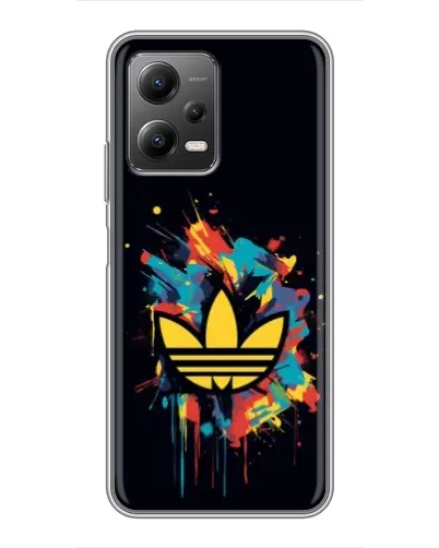 Чехол для Xiaomi POCO X5 (5G) с картинкой «Adidas Splash»