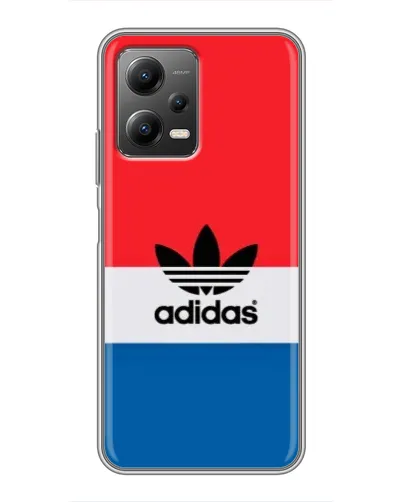 Чехол для Xiaomi POCO X5 (5G) с картинкой «Ретро блоки Adidas»