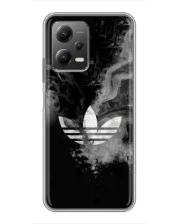 Чехол для Xiaomi POCO X5 (5G) с картинкой «Абстрактный дым Adidas» Чехол для Xiaomi POCO X5 (5G) с картинкой «Абстрактный дым Adidas»