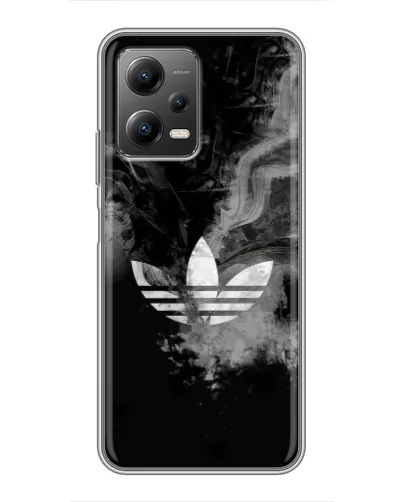 Чехол для Xiaomi POCO X5 (5G) с картинкой «Абстрактный дым Adidas»