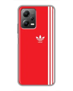 Чехол для Xiaomi POCO X5 (5G) с картинкой «Красный минимализм Adidas» Чехол для Xiaomi POCO X5 (5G) с картинкой «Красный минимализм Adidas»