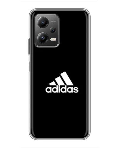 Чехол для Xiaomi POCO X5 (5G) с картинкой «Черная классика Adidas»
