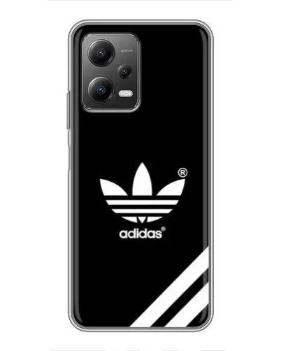 Чехол для Xiaomi POCO X5 (5G) с картинкой «Adidas с диагональными полосами»