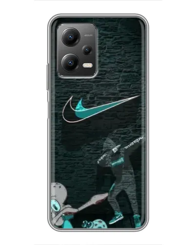 Чехол для Xiaomi POCO X5 (5G) с картинкой «Спортивный арт Nike»