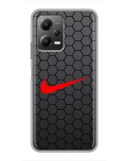 Чохол для Xiaomi POCO X5 (5G) з картинкою «Nike — карбонова сітка» Чохол для Xiaomi POCO X5 (5G) з картинкою «Nike — карбонова сітка»