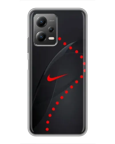 Чехол для Xiaomi POCO X5 (5G) с картинкой «Абстрактный дизайн Nike»