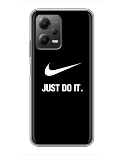 Чехол для Xiaomi POCO X5 (5G) с картинкой «Классический принт Nike» Чехол для Xiaomi POCO X5 (5G) с картинкой «Классический принт Nike»
