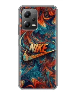 Чехол для Xiaomi POCO X5 (5G) с картинкой «Nike в абстракции» Чехол для Xiaomi POCO X5 (5G) с картинкой «Nike в абстракции»