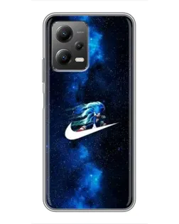 Чехол для Xiaomi POCO X5 (5G) с картинкой «Звездный путь Nike» Чехол для Xiaomi POCO X5 (5G) с картинкой «Звездный путь Nike»