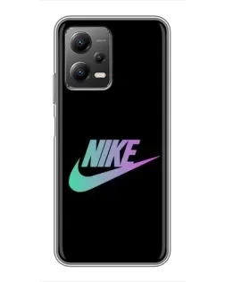 Чехол для Xiaomi POCO X5 (5G) с картинкой «Nike — городская ночь» Чехол для Xiaomi POCO X5 (5G) с картинкой «Nike — городская ночь»