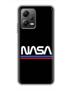 Чохол для Xiaomi POCO X5 (5G) з картинкою «NASA — класика Red Blue» Чохол для Xiaomi POCO X5 (5G) з картинкою «NASA — класика Red Blue»