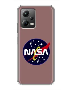 Чохол для Xiaomi POCO X5 (5G) з картинкою «NASA — ретро космос» Чохол для Xiaomi POCO X5 (5G) з картинкою «NASA — ретро космос»