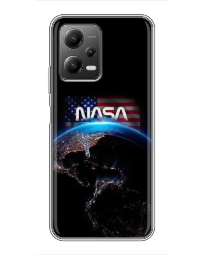 Чехол для Xiaomi POCO X5 (5G) с картинкой «Земля из космоса NASA»