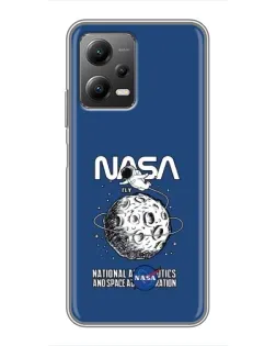 Чохол для Xiaomi POCO X5 (5G) з картинкою «NASA — місячна місія» Чохол для Xiaomi POCO X5 (5G) з картинкою «NASA — місячна місія»