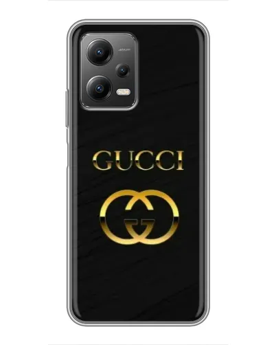 Чехол для Xiaomi POCO X5 (5G) с картинкой «Золотой логотип Gucci» Чехол для Xiaomi POCO X5 (5G) с картинкой «Золотой логотип Gucci»