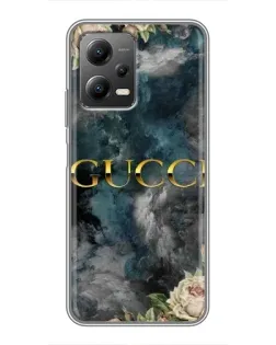 Чехол для Xiaomi POCO X5 (5G) с картинкой «Абстрактные цветы Gucci» Чехол для Xiaomi POCO X5 (5G) с картинкой «Абстрактные цветы Gucci»
