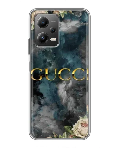 Чехол для Xiaomi POCO X5 (5G) с картинкой «Абстрактные цветы Gucci» Чехол для Xiaomi POCO X5 (5G) с картинкой «Абстрактные цветы Gucci»