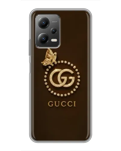 Чехол для Xiaomi POCO X5 (5G) с картинкой «Gucci — золотая бабочка» Чехол для Xiaomi POCO X5 (5G) с картинкой «Gucci — золотая бабочка»