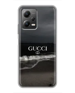 Чехол для Xiaomi POCO X5 (5G) с картинкой «Gucci — морской прибой» Чехол для Xiaomi POCO X5 (5G) с картинкой «Gucci — морской прибой»